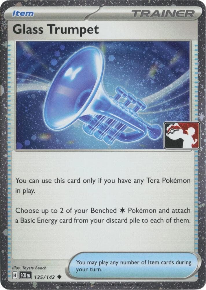 Glass Trumpet - 135/142 (Cosmos Holo) — Prize Pack Series Cards 135 Pokémon card
