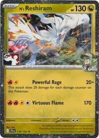 N's Reshiram - 116/159 (Cosmos Holo) — Prize Pack Series Cards 116
