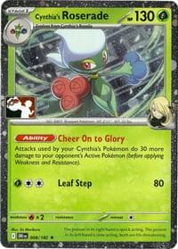 Cynthia's Roserade - 008/182 (Cosmos Holo) — Prize Pack Series Cards 8