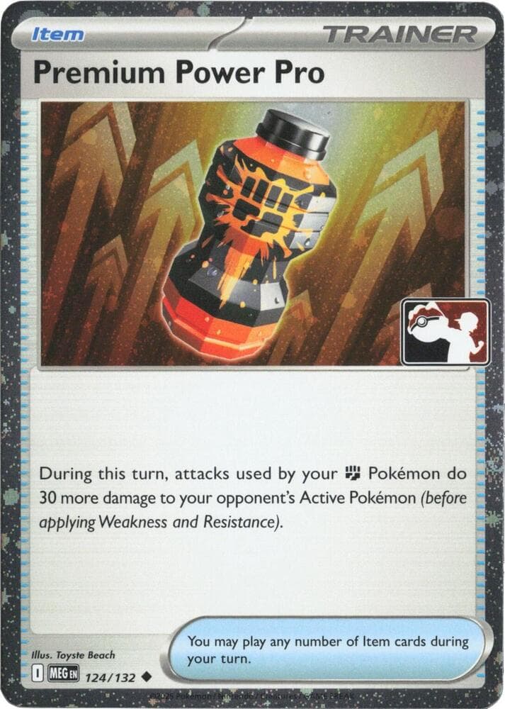 Premium Power Pro - 124/132 (Cosmos Holo) — Prize Pack Series Cards 124 Pokémon card
