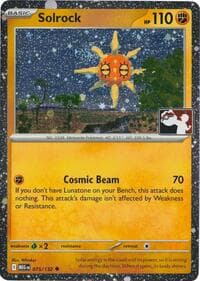 Solrock - 075/132 (Cosmos Holo) — Prize Pack Series Cards 75