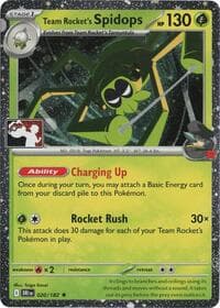 Team Rocket's Spidops - 020/182 (Cosmos Holo) — Prize Pack Series Cards 20