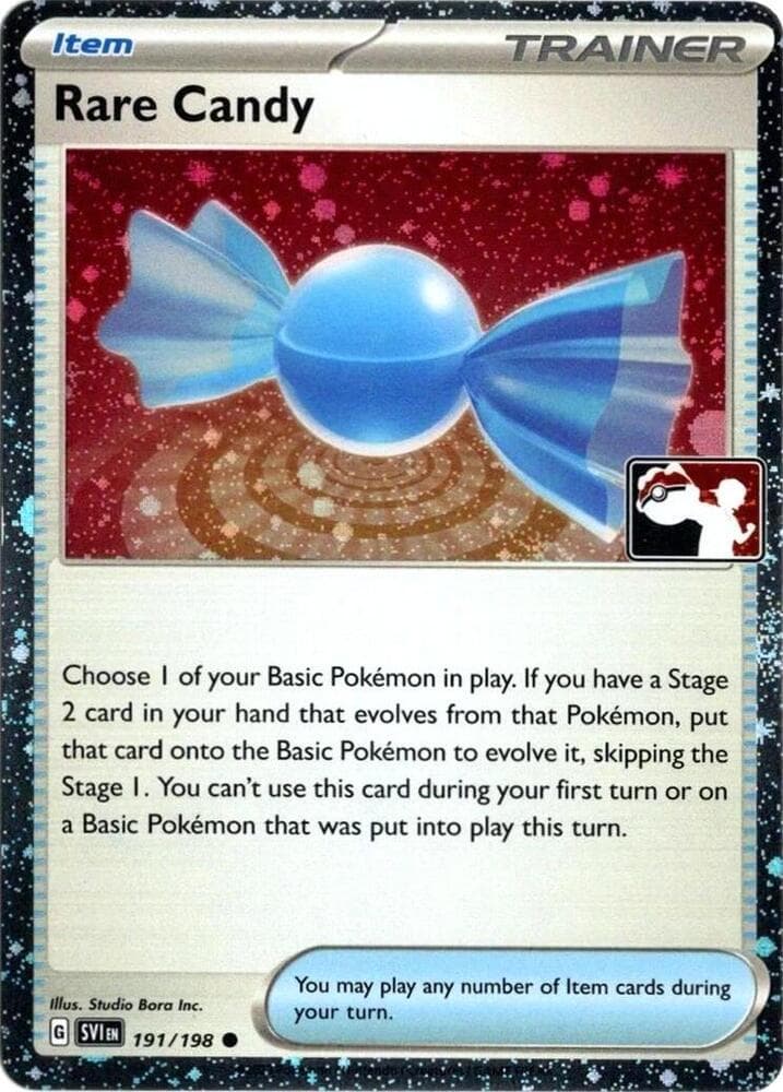 Rare Candy - 191/198 (Cosmos Holo) — Prize Pack Series Cards 191 Pokémon card