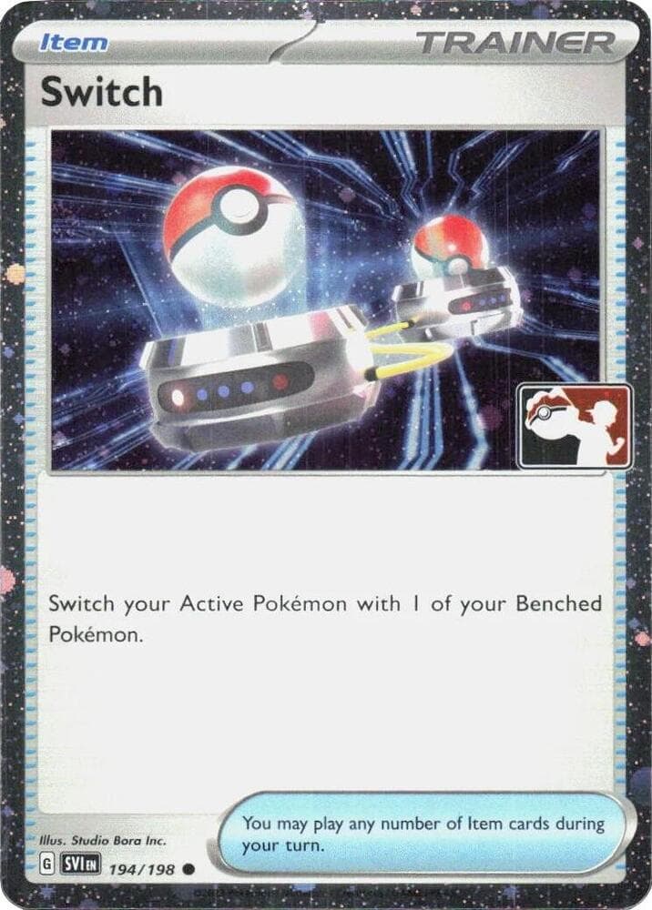 Switch - 194/198 (Cosmos Holo) — Prize Pack Series Cards 194 Pokémon card