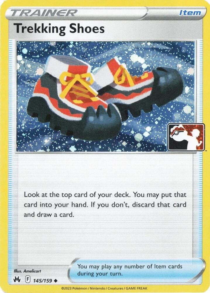 Trekking Shoes - 145/159 (Cosmos Holo) — Prize Pack Series Cards 145 Pokémon card