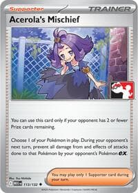 Acerola's Mischief — Prize Pack Series Cards 113