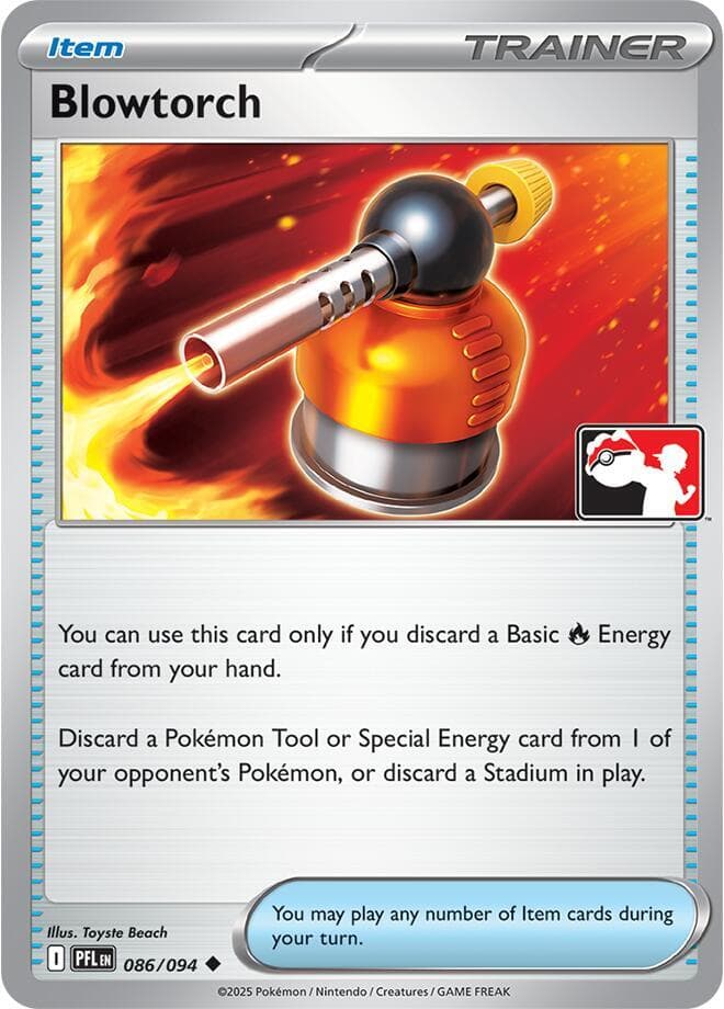 Blowtorch — Prize Pack Series Cards 86 Pokémon card