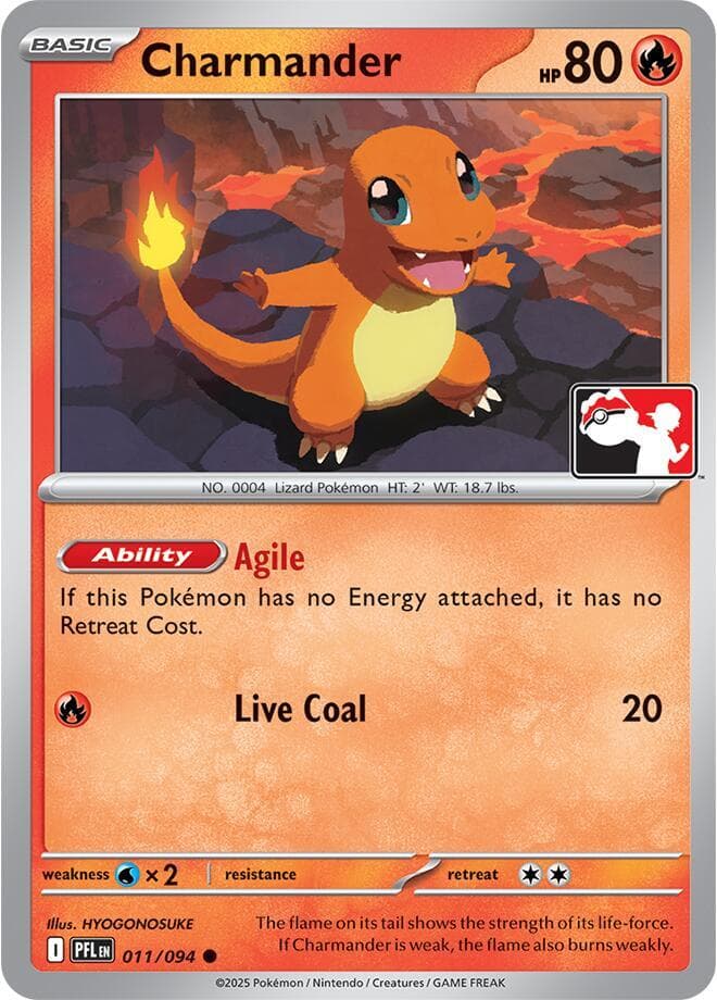 Charmander — Prize Pack Series Cards 11 Pokémon card
