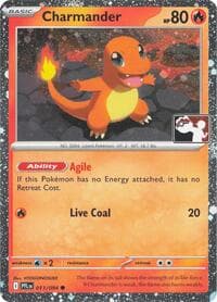 Charmander - 011/094 (Cosmos Holo) — Prize Pack Series Cards 11