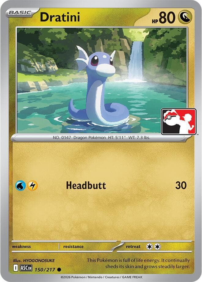 Dratini — Prize Pack Series Cards 150 Pokémon card