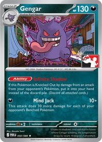Gengar — Prize Pack Series Cards 50 Pokémon card