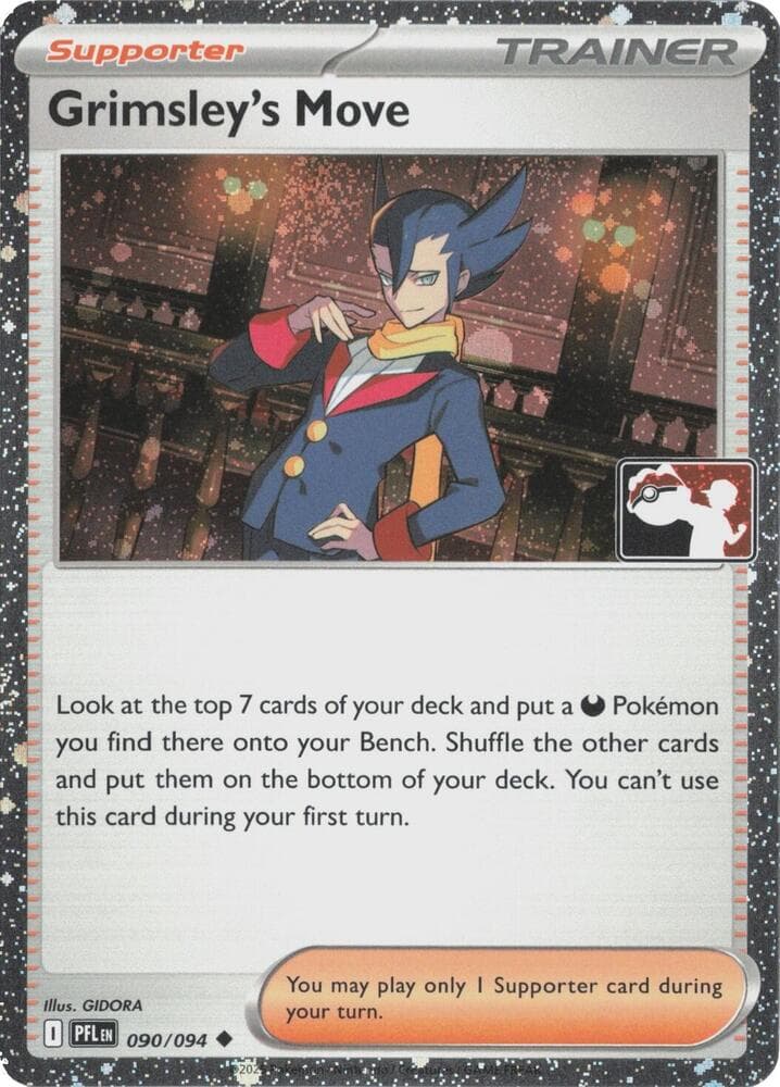 Grimsley's Move - 090/094 (Cosmos Holo) — Prize Pack Series Cards 90 Pokémon card