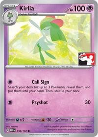 Kirlia — Prize Pack Series Cards 59