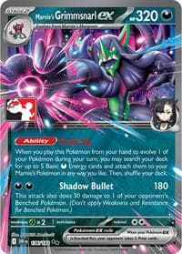 Marnie's Grimmsnarl ex — Prize Pack Series Cards 136 Pokémon card