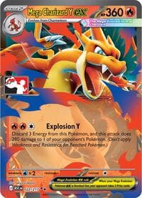 Mega Charizard Y ex — Prize Pack Series Cards 22