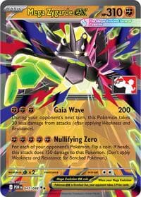 Mega Zygarde ex — Prize Pack Series Cards 47 Pokémon card