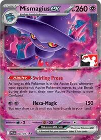 Mismagius ex — Prize Pack Series Cards 36 Pokémon card