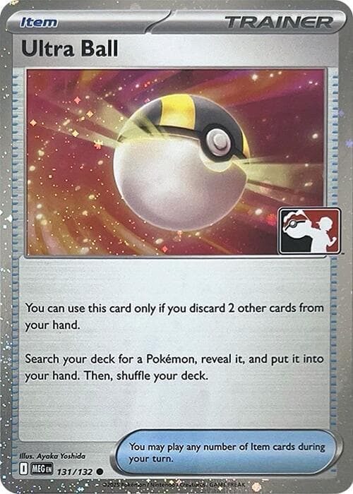 Ultra Ball - 131/132 (Cosmos Holo) — Prize Pack Series Cards 131 Pokémon card
