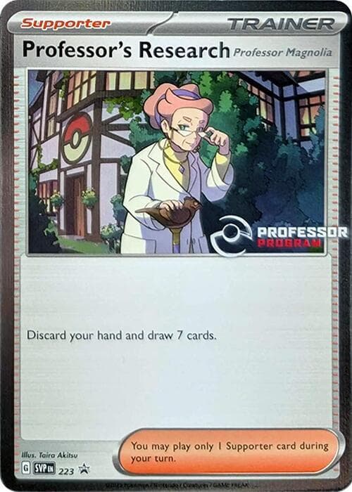 Professor's Research [Professor Magnolia] - 223 — Professor Program Promos 223 Pokémon card