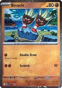 Binacle - 087 (Cosmos Holo) — Mega Evolution Promo 87