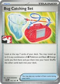 Bug Catching Set - 143/167 (Left Stamp) — Prize Pack Series Cards 143