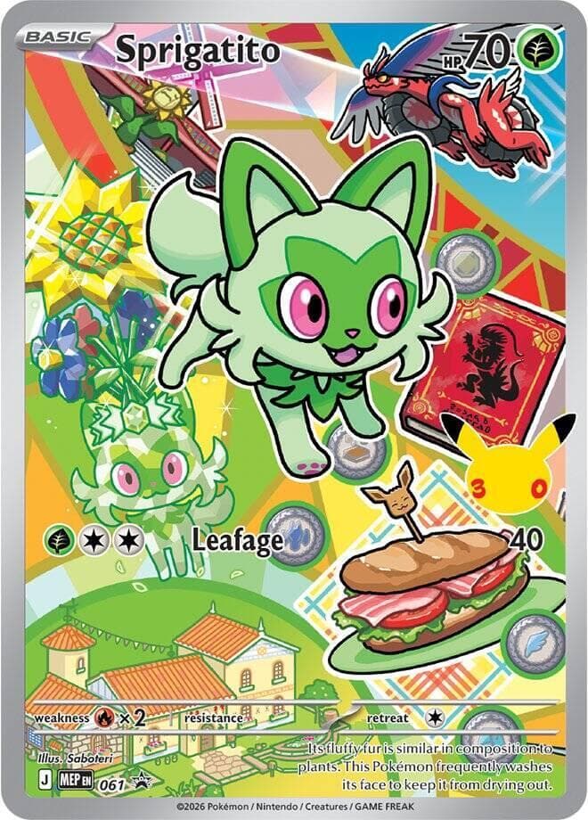 Sprigatito -  061 — Mega Evolution Promo 61 Pokémon card