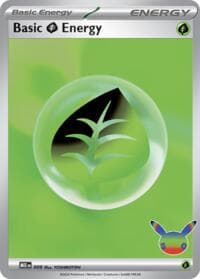 Basic Grass Energy - 009 (30th Celebration) — Mega Evolution Energies 9
