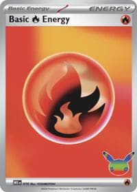 Basic Fire Energy - 010 (30th Celebration) — Mega Evolution Energies 10