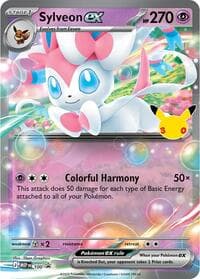 Sylveon ex - 100 (30th Celebration) — Mega Evolution Promo 100 Pokémon card