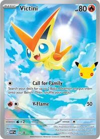 Victini - 102 (30th Celebration) — Mega Evolution Promo 102 Pokémon card