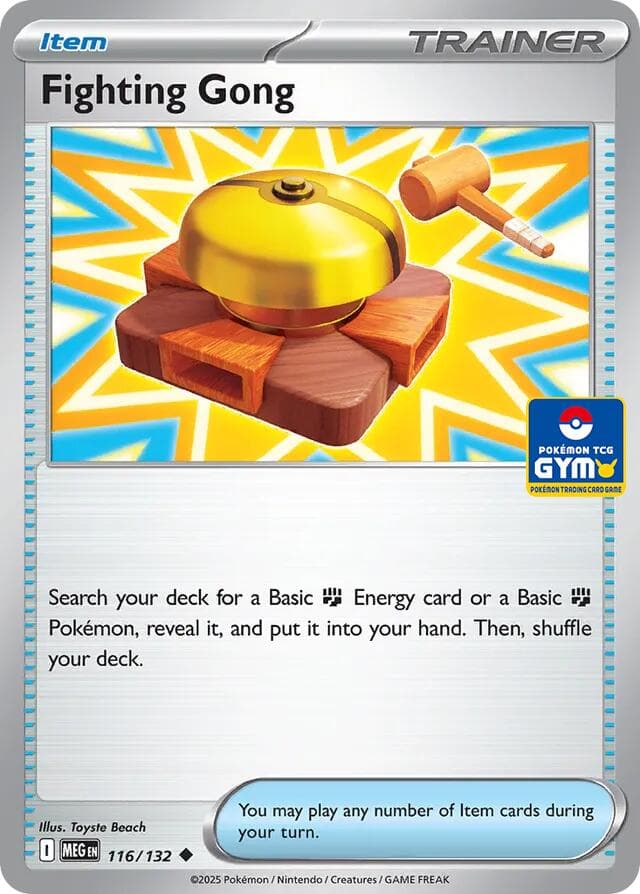 Fighting Gong - 116/132 (GYM) — Southeast Asia Exclusives 116 Pokémon card