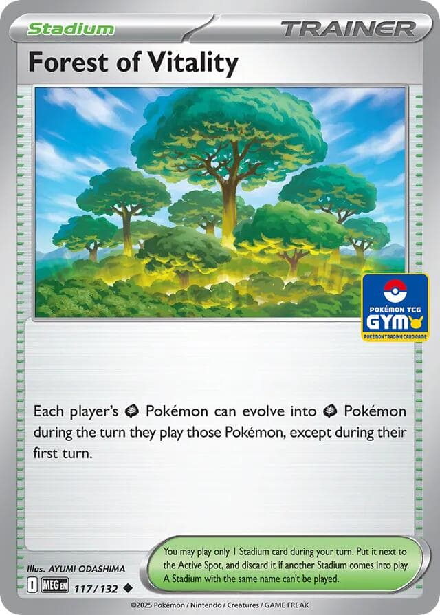 Forest of Vitality - 117/132 (GYM) — Southeast Asia Exclusives 117 Pokémon card