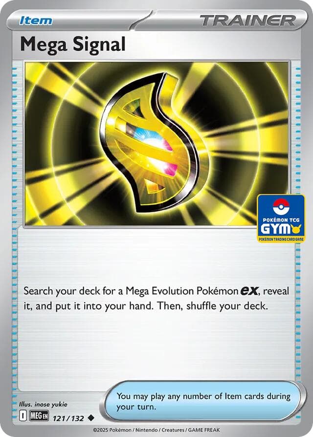 Mega Signal - 121/132 (GYM) — Southeast Asia Exclusives 121 Pokémon card