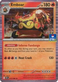 Emboar - 013/086 (GYM) — Southeast Asia Exclusives 13