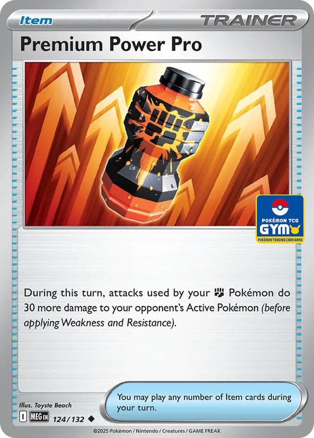 Premium Power Pro - 124/132 (GYM) — Southeast Asia Exclusives 124 Pokémon card