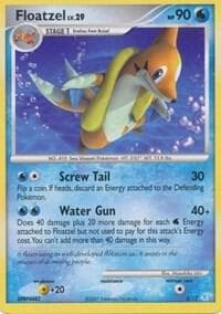 Floatzel — DP Trainer Kit: Manaphy & Lucario 2 Pokémon card