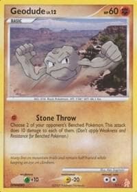 Geodude — DP Trainer Kit: Manaphy & Lucario 1 Pokémon card