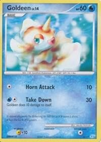 Goldeen — DP Trainer Kit: Manaphy & Lucario 3 Pokémon card