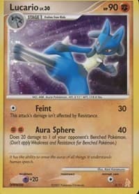 Lucario — DP Trainer Kit: Manaphy & Lucario 3