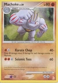 Machoke — DP Trainer Kit: Manaphy & Lucario 4 Pokémon card