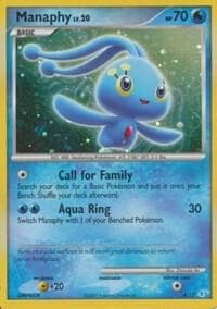 Manaphy — DP Trainer Kit: Manaphy & Lucario 4 Pokémon card