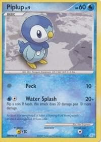Piplup — DP Trainer Kit: Manaphy & Lucario 5 Pokémon card