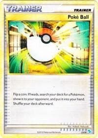 Poke Ball (Gyarados) — HGSS Trainer Kit: Gyarados & Raichu 23 Pokémon card