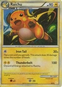 Raichu (#30 Holo) — HGSS Trainer Kit: Gyarados & Raichu 30 Pokémon card