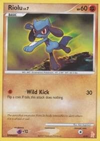 Riolu — DP Trainer Kit: Manaphy & Lucario 6 Pokémon card