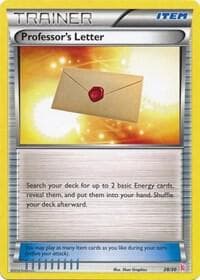 Professor's Letter (Sylveon) — XY Trainer Kit: Sylveon & Noivern 28 Pokémon card