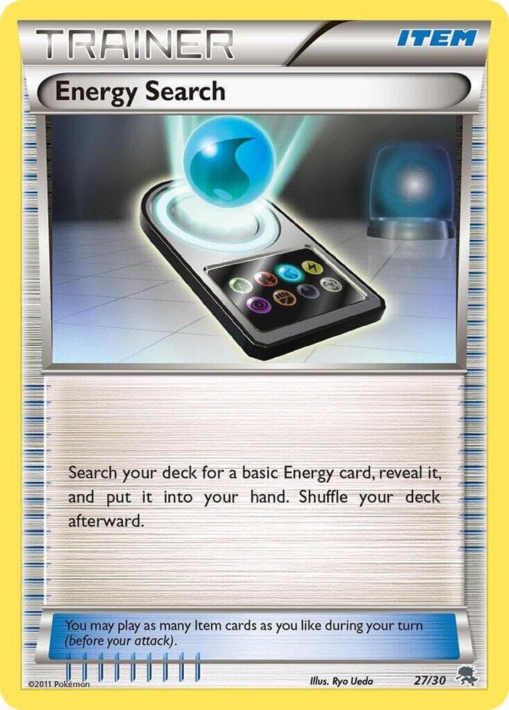 Energy Search (Zoroark) — BW Trainer Kit: Excadrill & Zoroark 27 Pokémon card