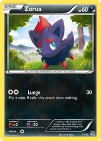 Zorua (#23) — BW Trainer Kit: Excadrill & Zoroark 23