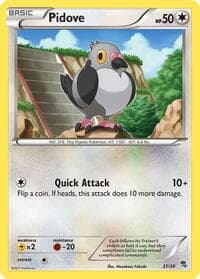Pidove (#21) — BW Trainer Kit: Excadrill & Zoroark 21