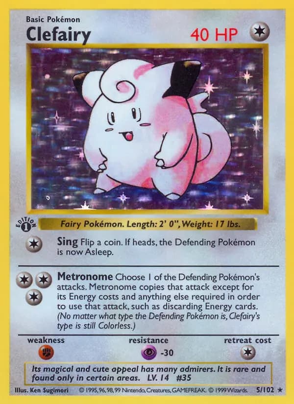 Piepi — Grundset 5 German Pokémon card